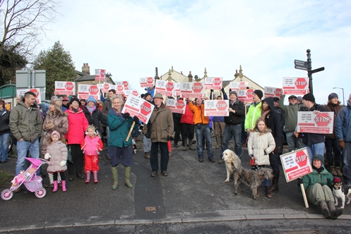 Whaley Bridge protest group:  the fight goes on!
