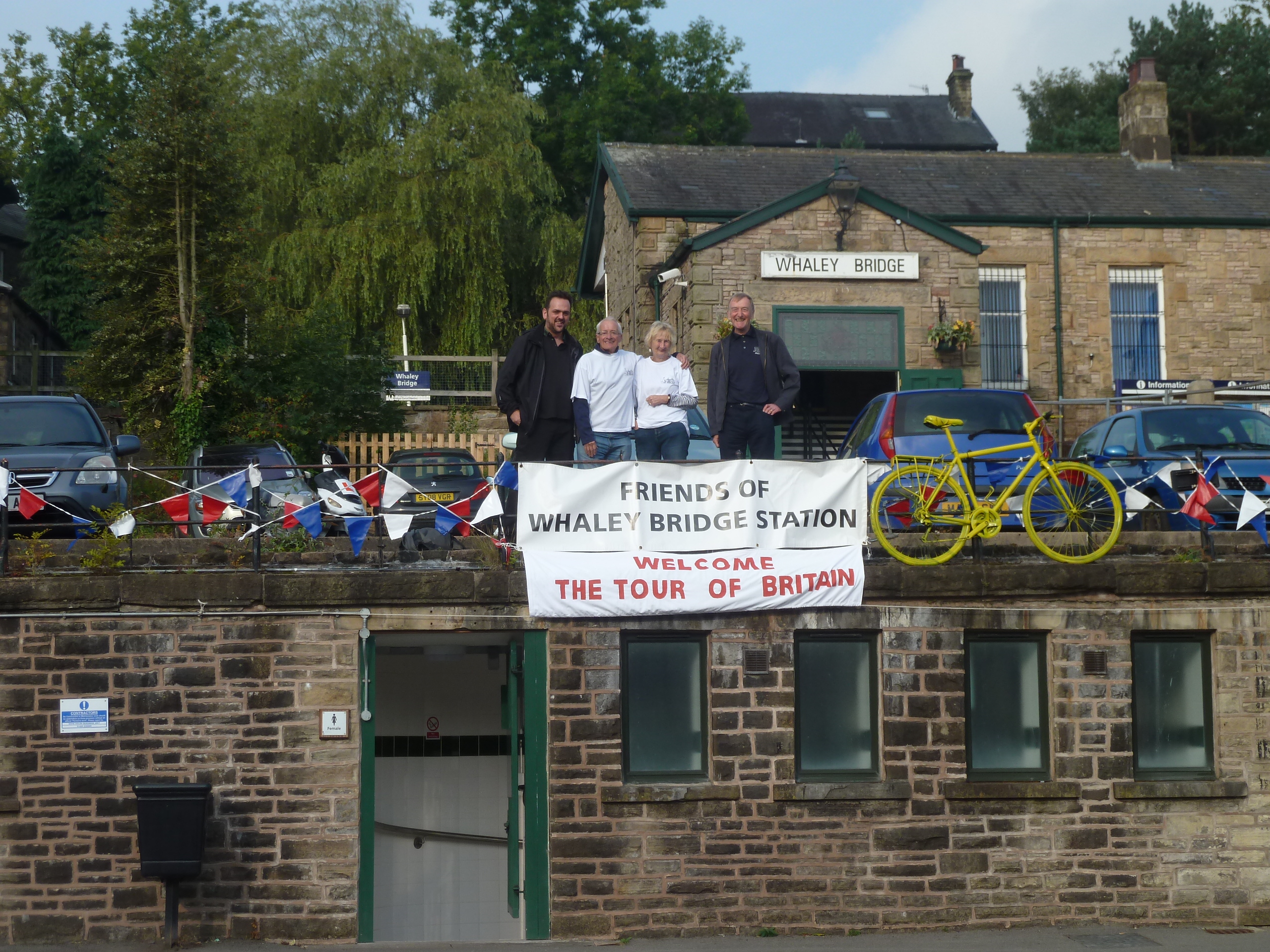 Friends Of Whaley Bridge Station Welcomes Tour Of Britain